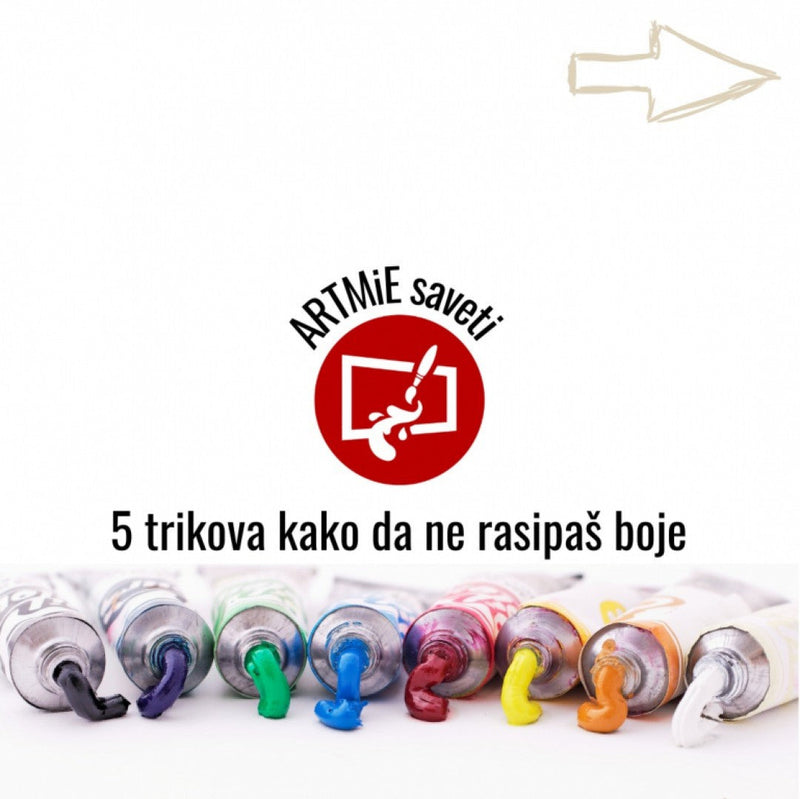 5 трикови како да не ги растураш боите за сликање