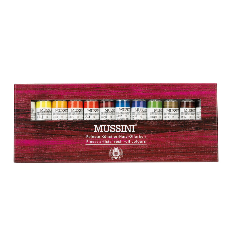 Schmincke MUSSINI картонски сет, 12 x 15 ml