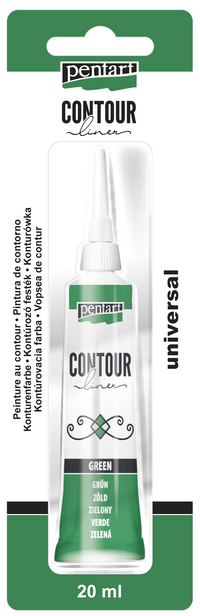 Боја за контури PENTART - 20 ml – green