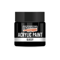 acrylic paint glossy 50 ml – црна