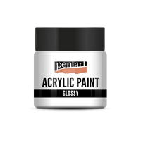 acrylic paint glossy 50 ml – бела