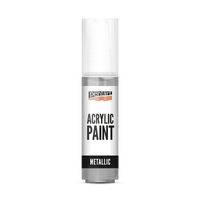 Акрилна боја металик - 20 ml – rococo silver