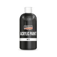 Мат акрилна боја Pentart 500 ml црна