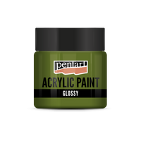 acrylic paint glossy 50 ml – маслинеста