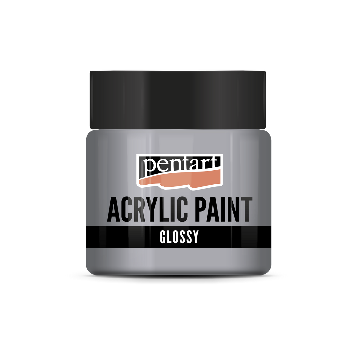 acrylic paint glossy 50 ml – сива