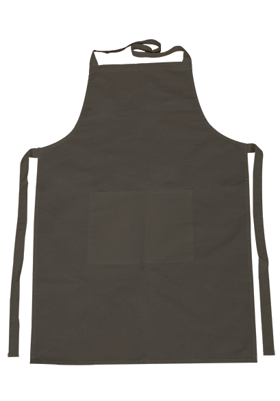 Памучна кецела со џеб - 70 x 75 cm – cm black