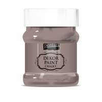 Декоративна боја на креда Chalky Pentart 230 ml – milk-chocolate