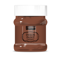 Декоративна боја на креда Chalky Pentart 230 ml – brown