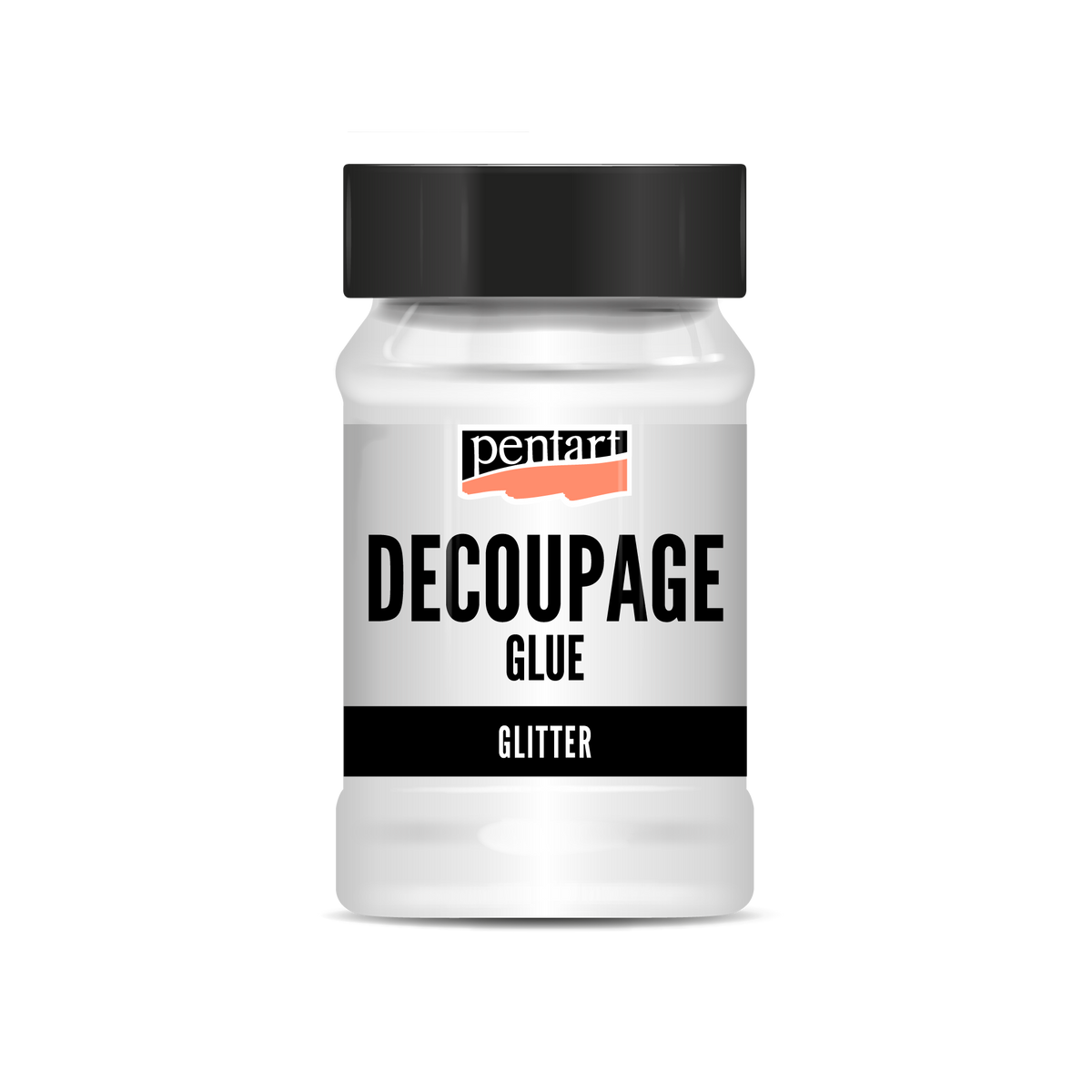 Decoupage лепило и лак со сјајни честички Pentart - 100 ml