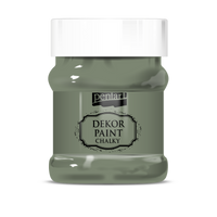 Декоративна боја на креда Chalky Pentart 230 ml – khaki green