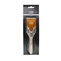 Сет четки за контури - 6 делен – with soft bristles, 4 pcs, flat, size 2, 4, 6, 8