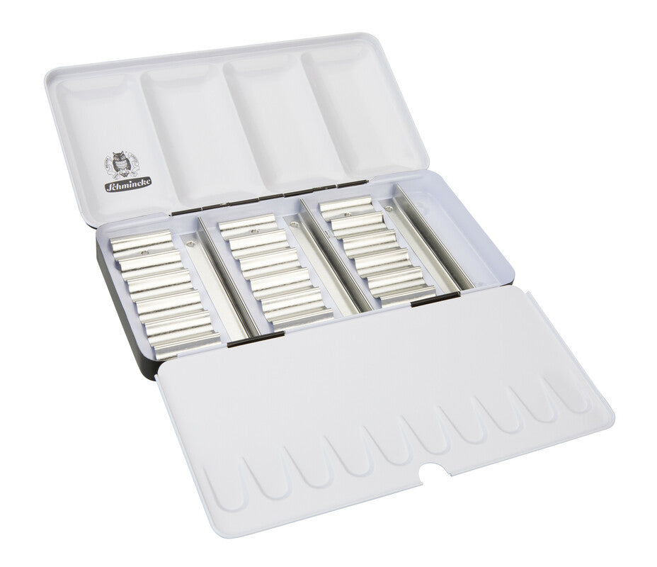 Празна метална кутија Schmincke за 18 x 5 ml туби