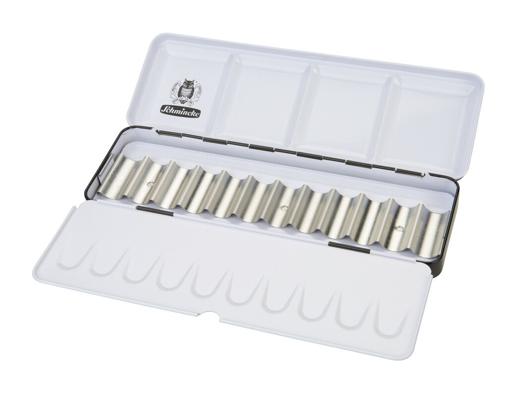 Празна метална кутија Schmincke за 12 x 5 ml туби