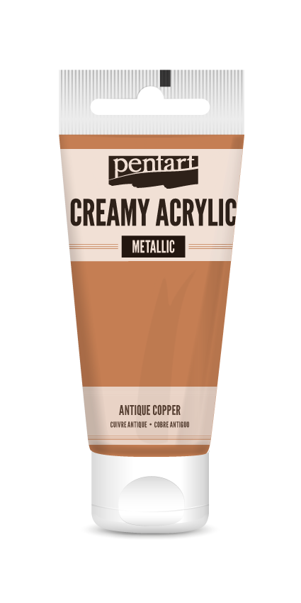 creamy acrylic metallic 60 ml – антички бакар