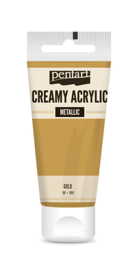 creamy acrylic metallic 60 ml – златна