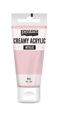 creamy acrylic metallic 60 ml – розова