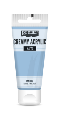 Кремаста мат акрилна боја Pentart 60 ml – sky blue