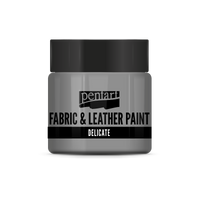 delicate fabric & leather paint 50 ml – античко сребро