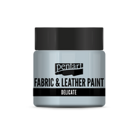 delicate fabric & leather paint 50 ml – синкаво сребрена