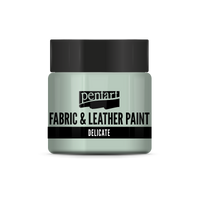 delicate fabric & leather paint 50 ml – зеленкасто сребрена