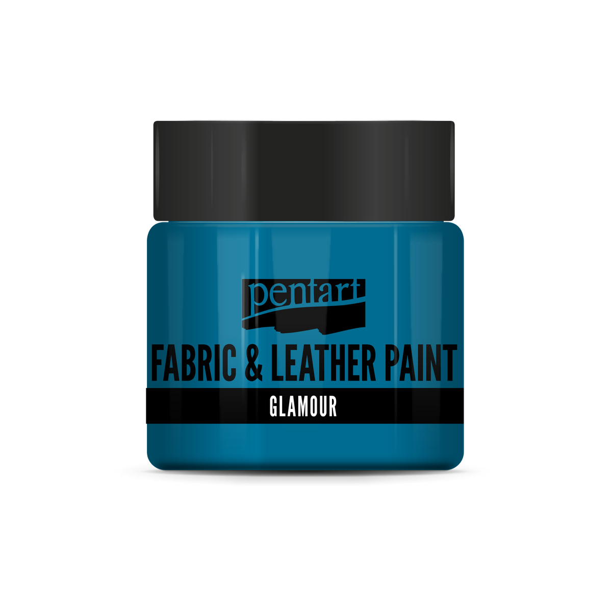 glamour fabric & leather paint 50 ml – сребрено сина