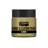 glamour fabric & leather paint 50 ml – шампањ