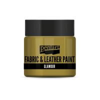 glamour fabric & leather paint 50 ml – златна
