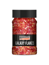 Декоративни лушпи Pentart Galaxy Flakes Ida red-gold мин. 15 g