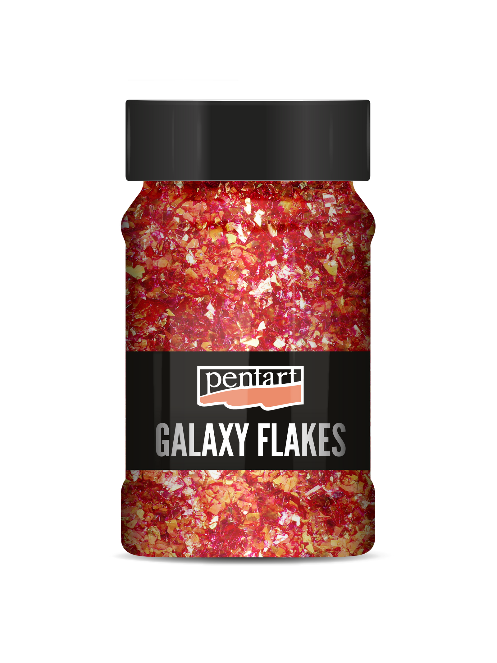 Декоративни лушпи Pentart Galaxy Flakes Ida red-gold мин. 15 g