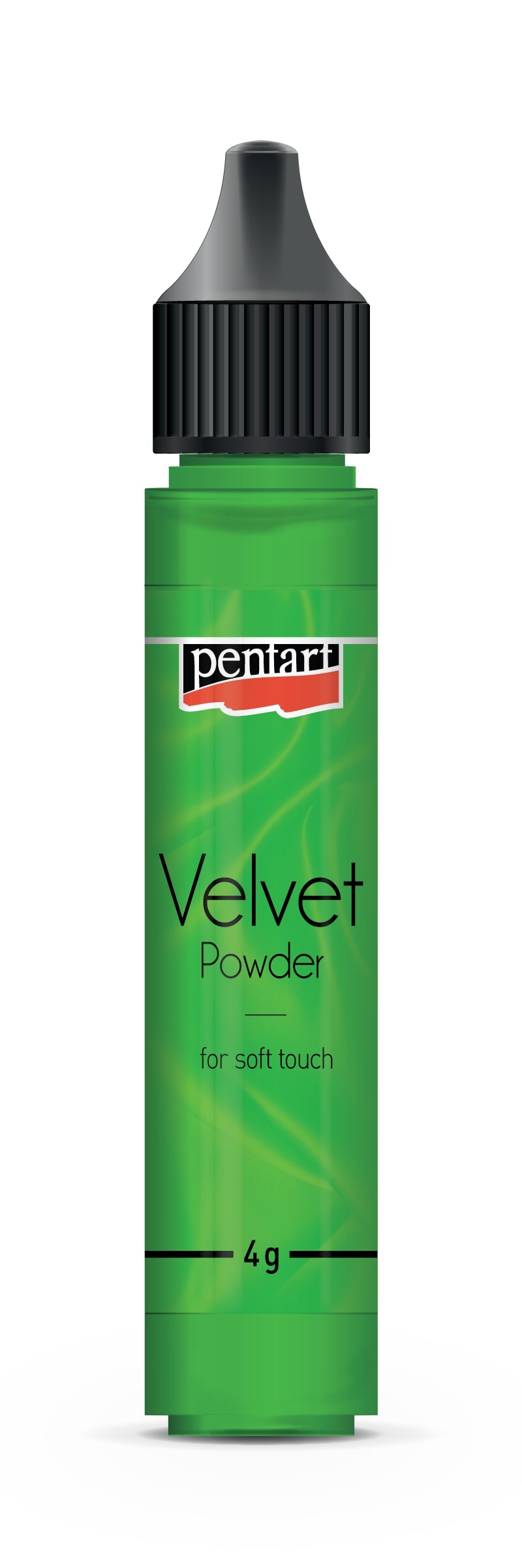 Кадифен прав Pentart Velvet powder светлозелен 4 g