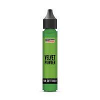 Кадифен прав Pentart Velvet powder светлозелен 4 g