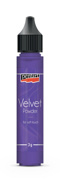 Кадифен прав Pentart Velvet powder purple 3 g