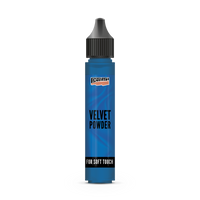 Кадифен прав Pentart Velvet powder син 3 g