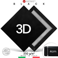 3D Црно сликарско платно на рамка PROFI - 1