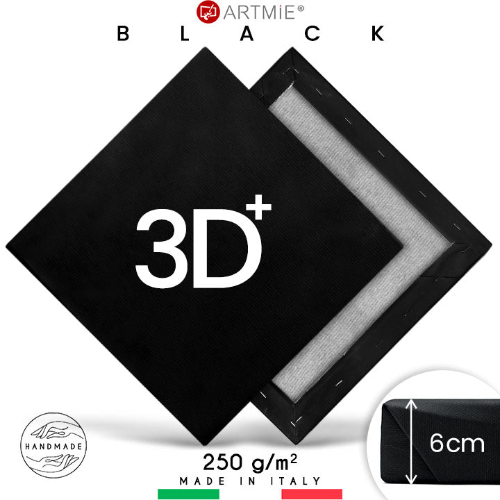 3D Црно сликарско платно на рамка PROFI - 1