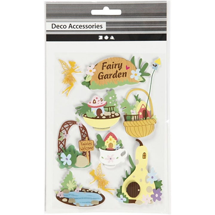 3D налепници Fairy Garden