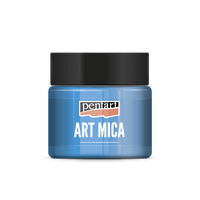 Минерален прав Pentart Art Mica - golden blue 9 g