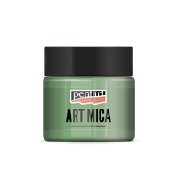 Pentart Art Mica минерален прав со ефект golden green 9 g