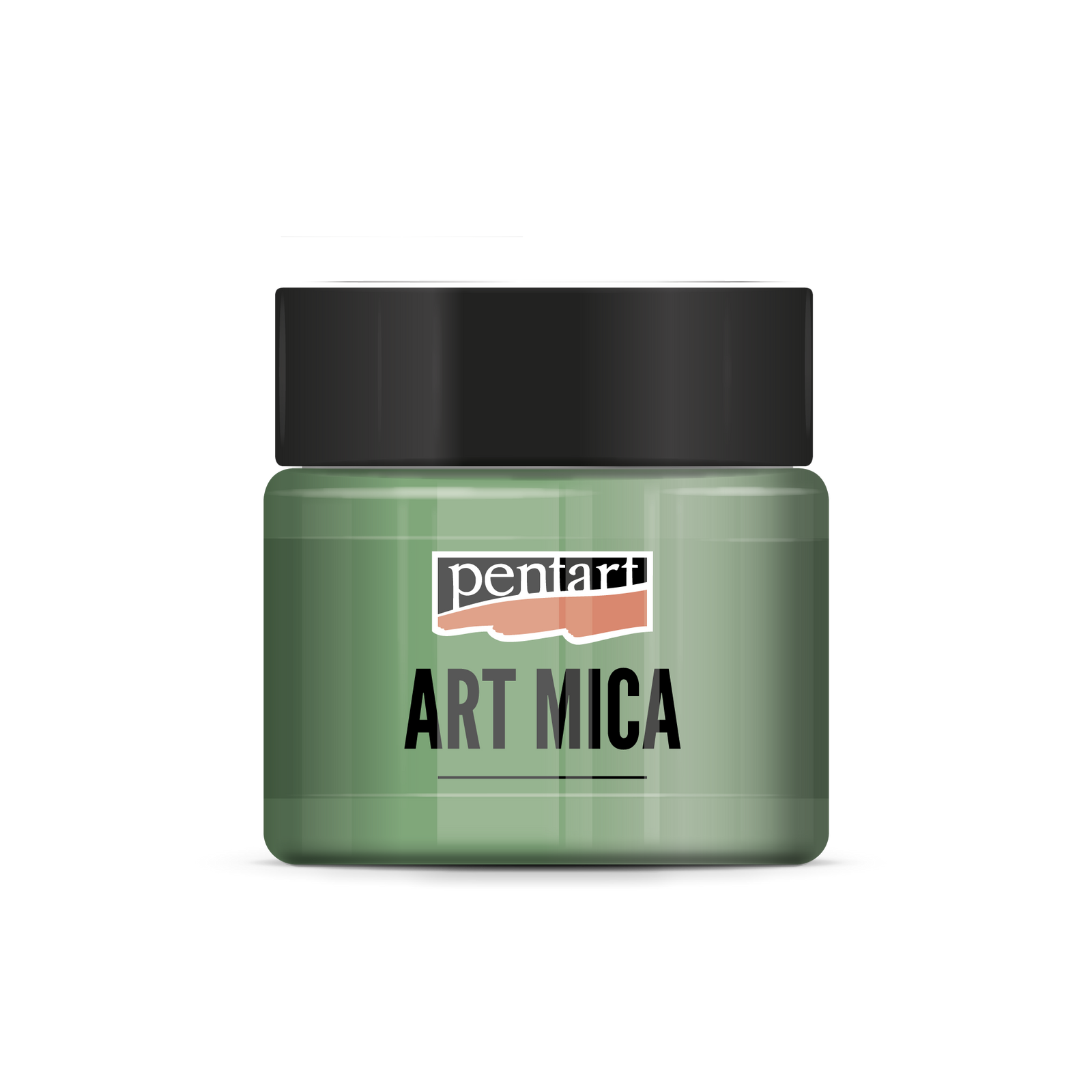 Pentart Art Mica минерален прав со ефект golden green 9 g
