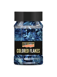 Снегулки од метална фолија Pentart 100 ml – blue