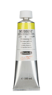 Маслени бои Schmincke MUSSINI 150 ml – 216 Лимон жолта