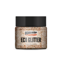 Pentart Eco Glitter фини блескавици rose gold 15 g