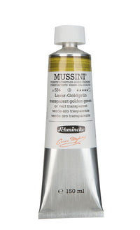 Маслени бои Schmincke MUSSINI 150 ml – 534 Транспарентна златно зелена