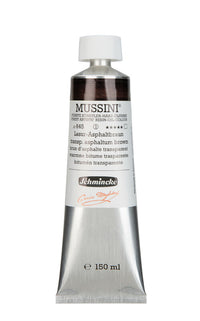 Маслени бои Schmincke MUSSINI 150 ml – 645 Асфалт кафеава транспарентна