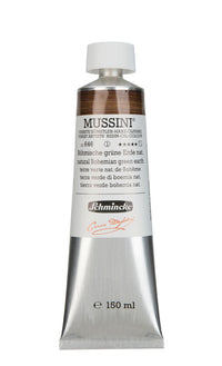 Маслени бои Schmincke MUSSINI 150 ml – 646 Природна боемска зелена земја