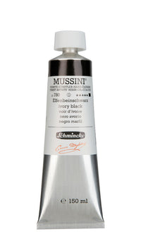 Маслени бои Schmincke MUSSINI 150 ml – 780 Слонова коска црна