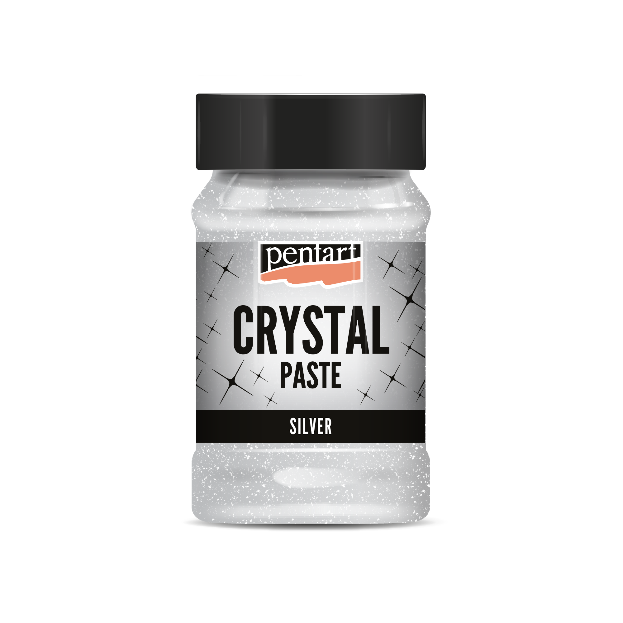 Кристална паста Pentart 100 ml – сребрена