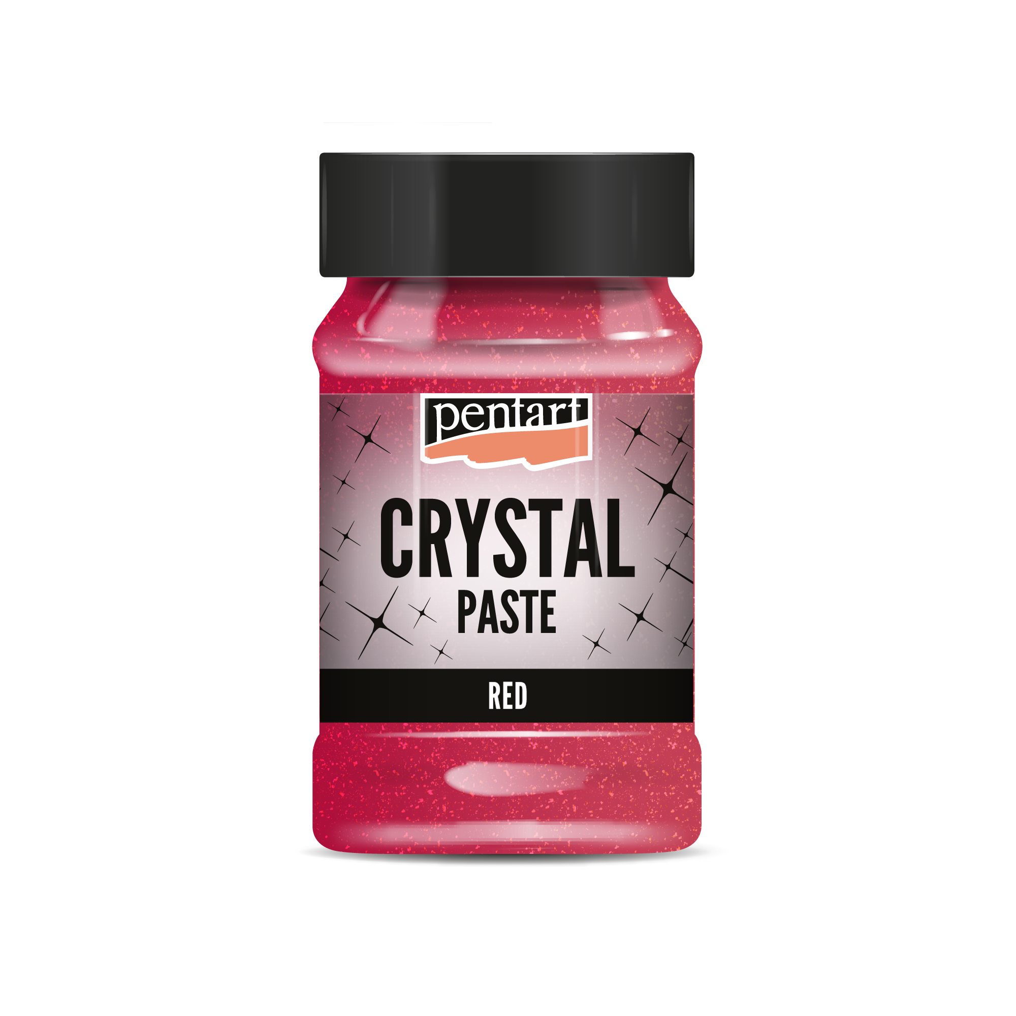 Кристална паста Pentart 100 ml – црвена