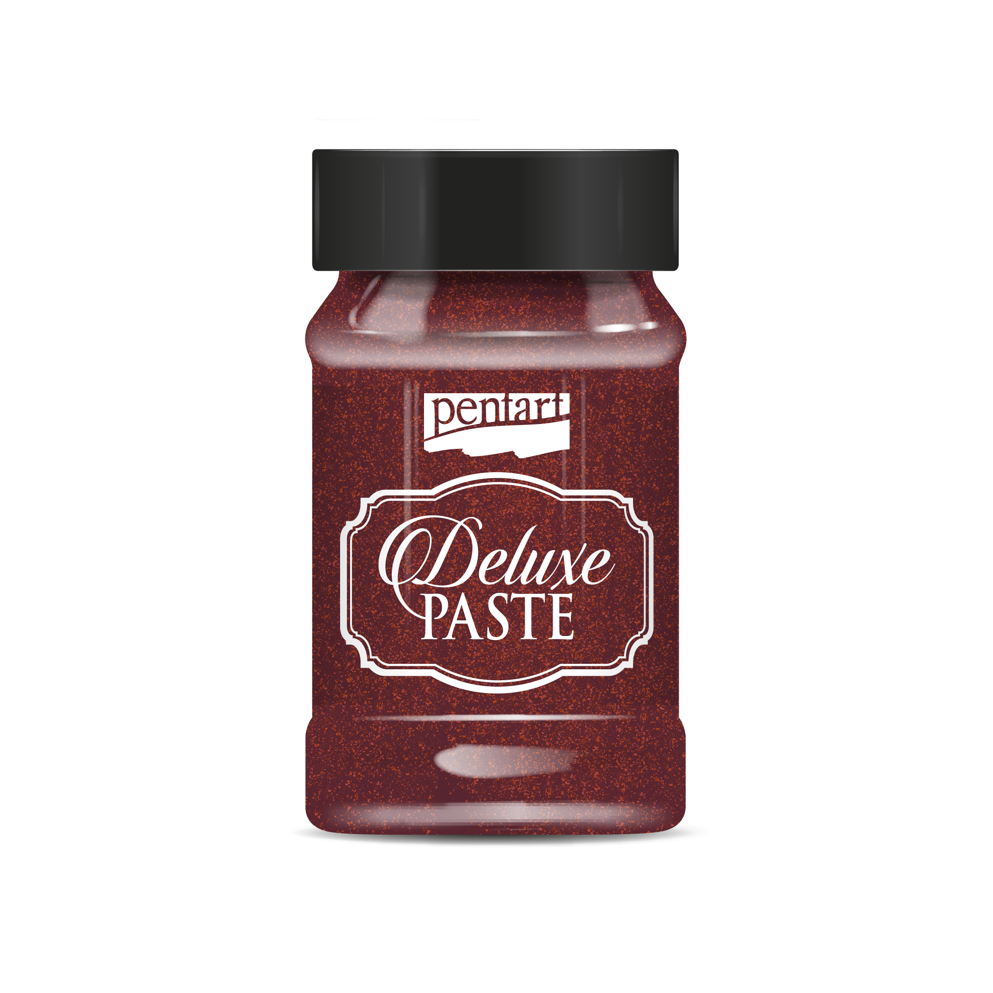 Pentart Deluxe Paste паста за 3D ефекти 100 ml – бордо-златна