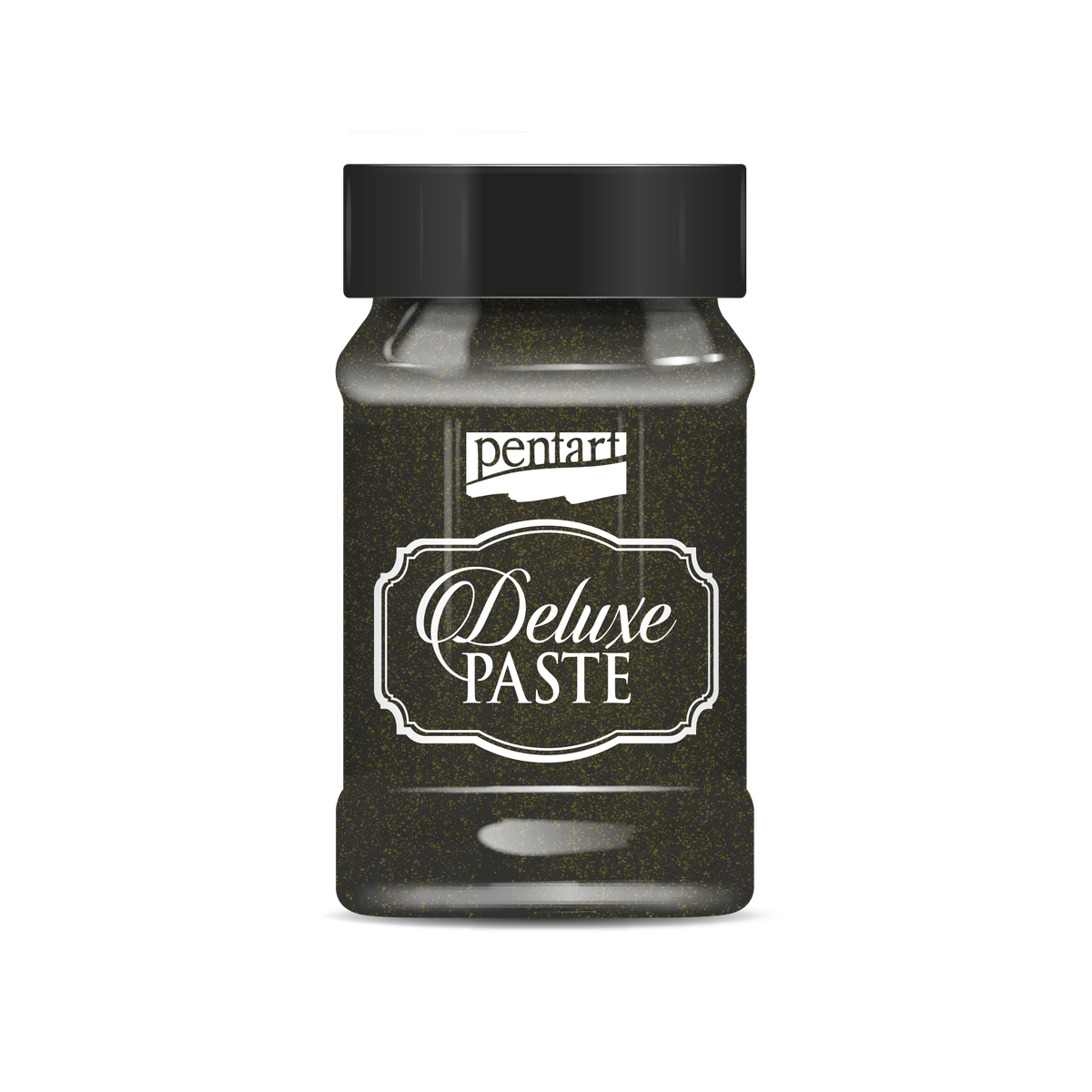 Pentart Deluxe Paste паста за 3D ефекти 100 ml – црно-златна